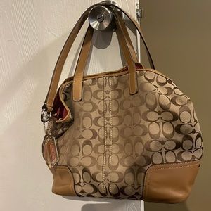 COPY - Signature Coach handbag. Tan.